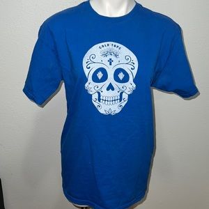 Casual Industrees Skull T-shirt Sz M